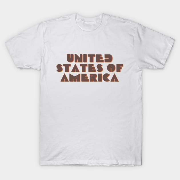 United States of America! T-Shirt by MysticTimeline